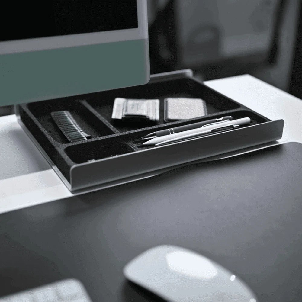 Desk Tray | Black Cork