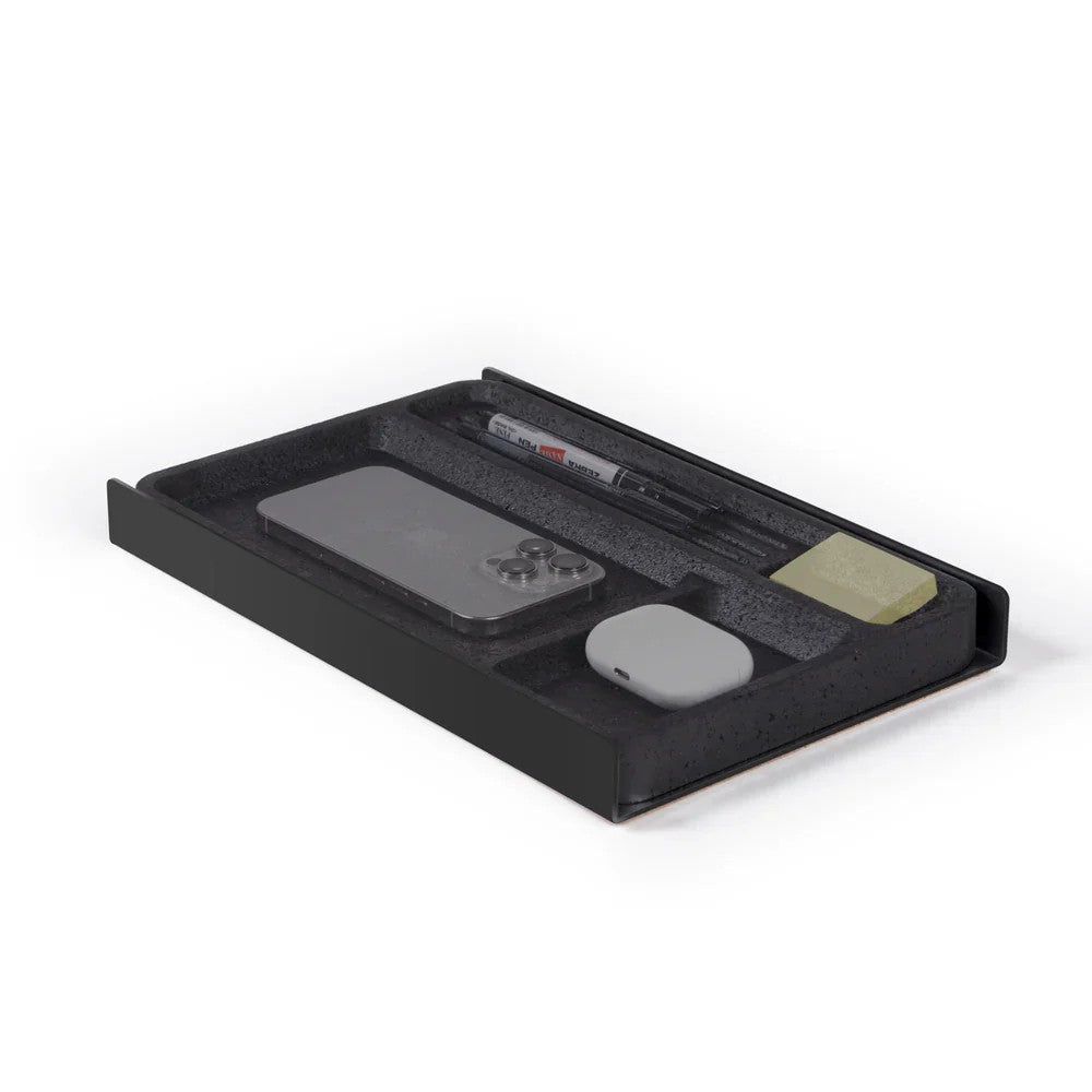 Desk Tray | Black Cork